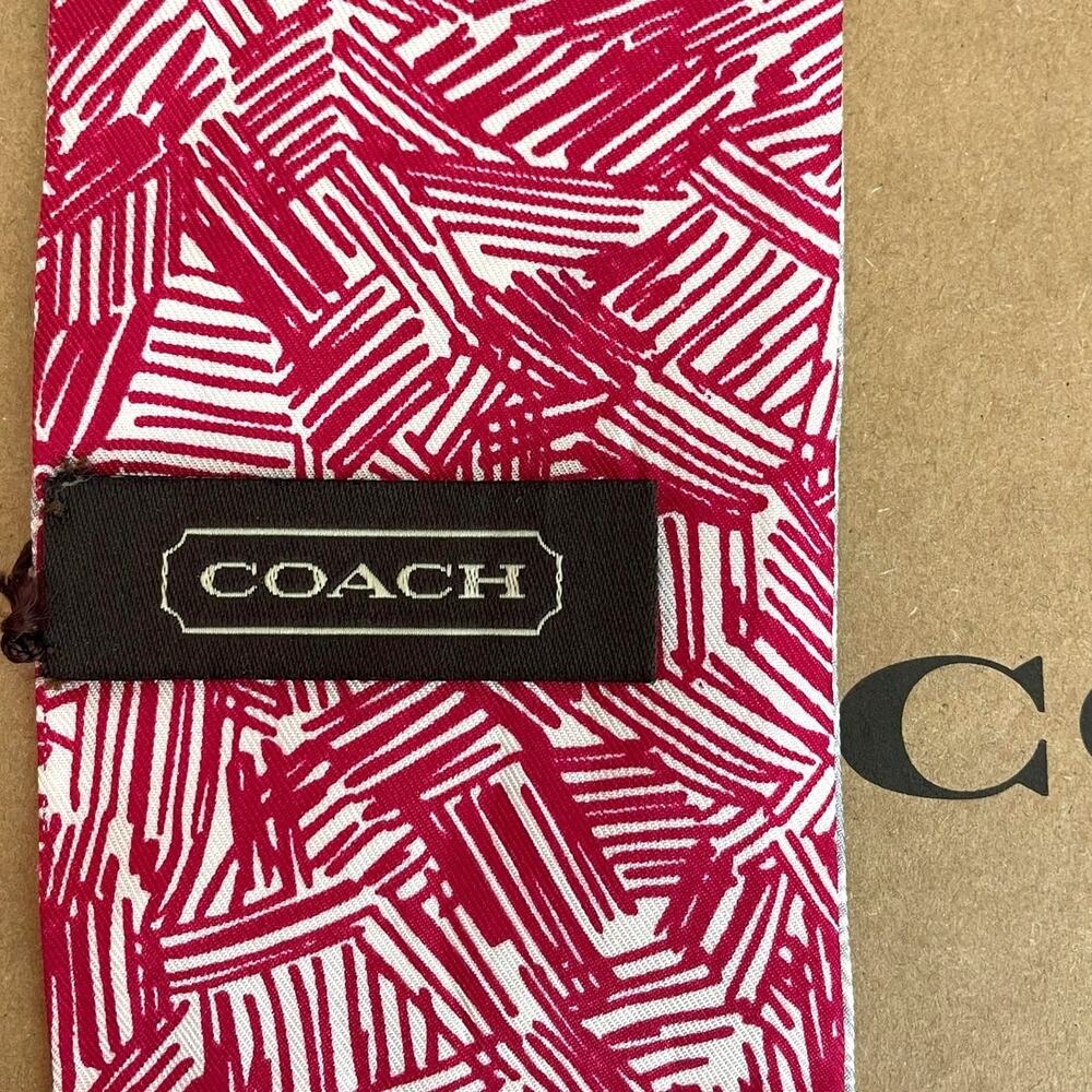 Coach 100% Silk Multi-Color "Doodle Sketch" Novelty Print Bandeau with Box NWOT - Picture 8 of 8